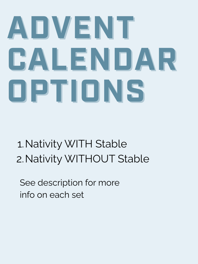 Nativity Christmas Advent Calendar