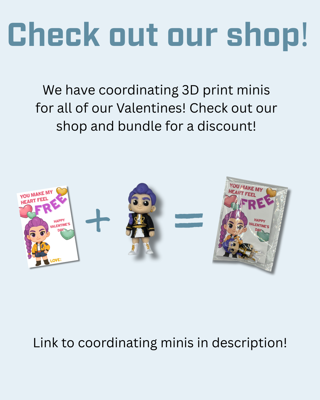 K Pop Demon Hunters Printable Valentine Cards