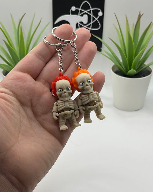 Flame Skeleton Fidget Character