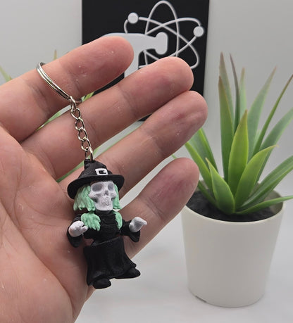 Skeleton Witch Fidget Character