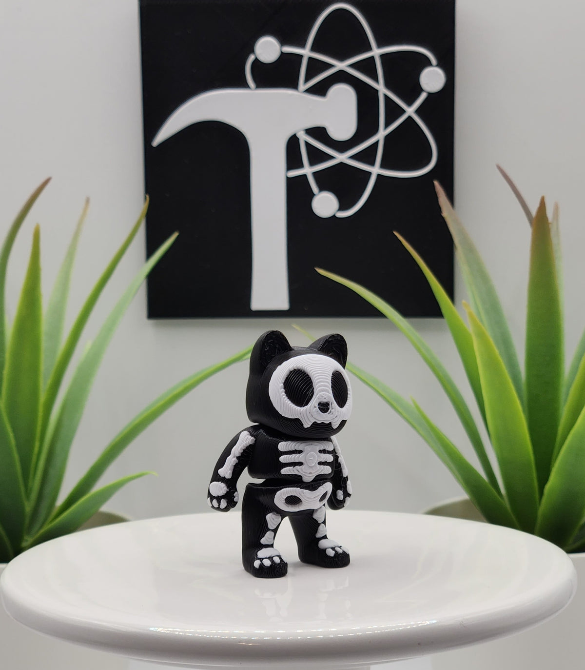 Cat Skeleton Fidget Character