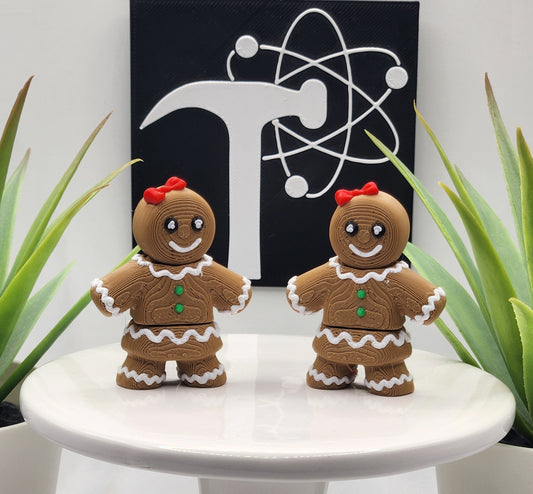 Gingerbread Girl Fidget Character
