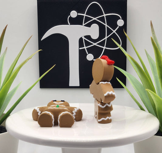 Gingerbread Girl Fidget Character