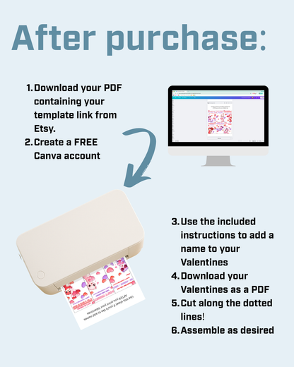 Ferret Printable Valentine Cards