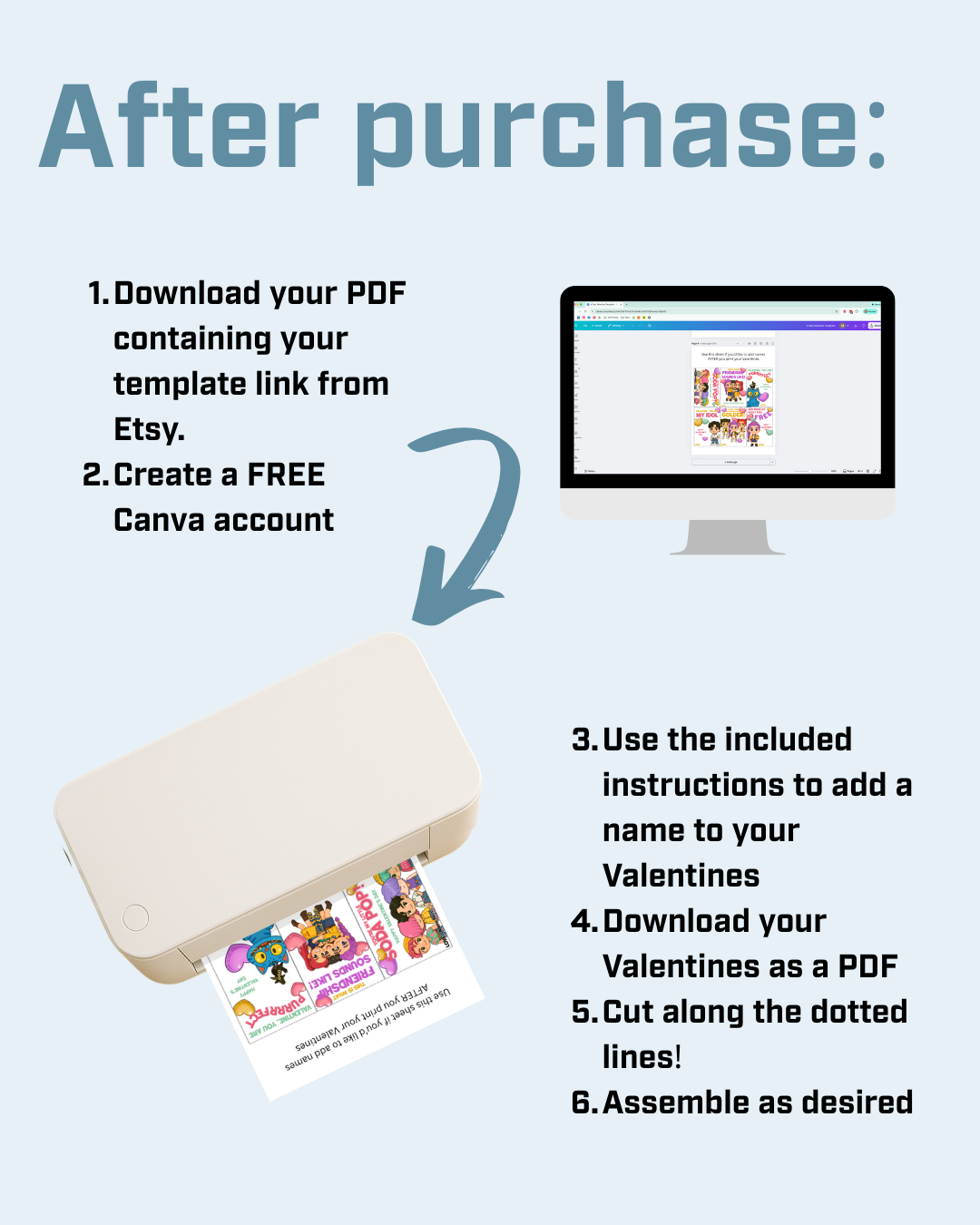 K Pop Demon Hunters Printable Valentine Cards