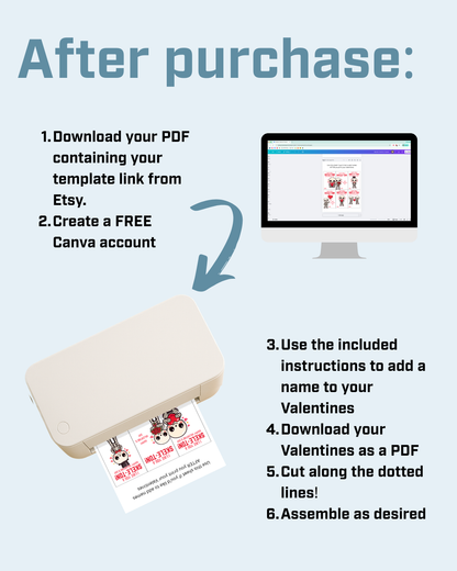 Skeleton Printable Valentine Cards