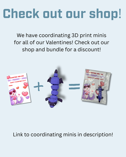 Ferret Printable Valentine Cards