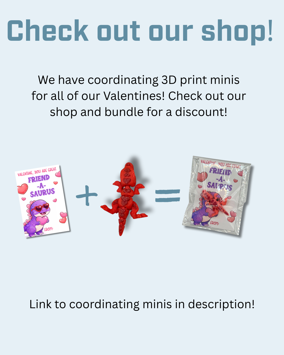 Dinosaur Printable Valentine Cards