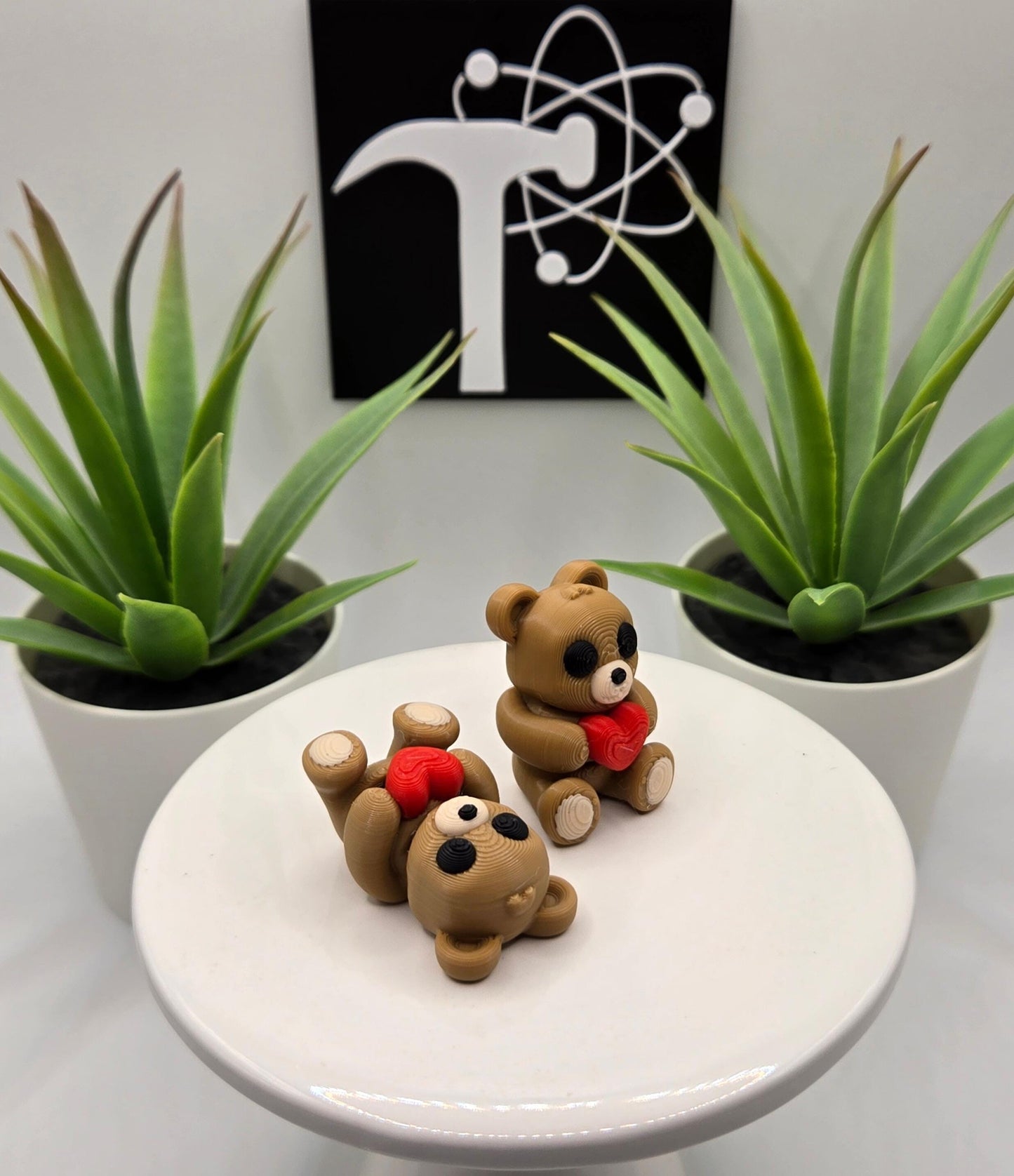 Heart Teddy Bear Fidget Animal