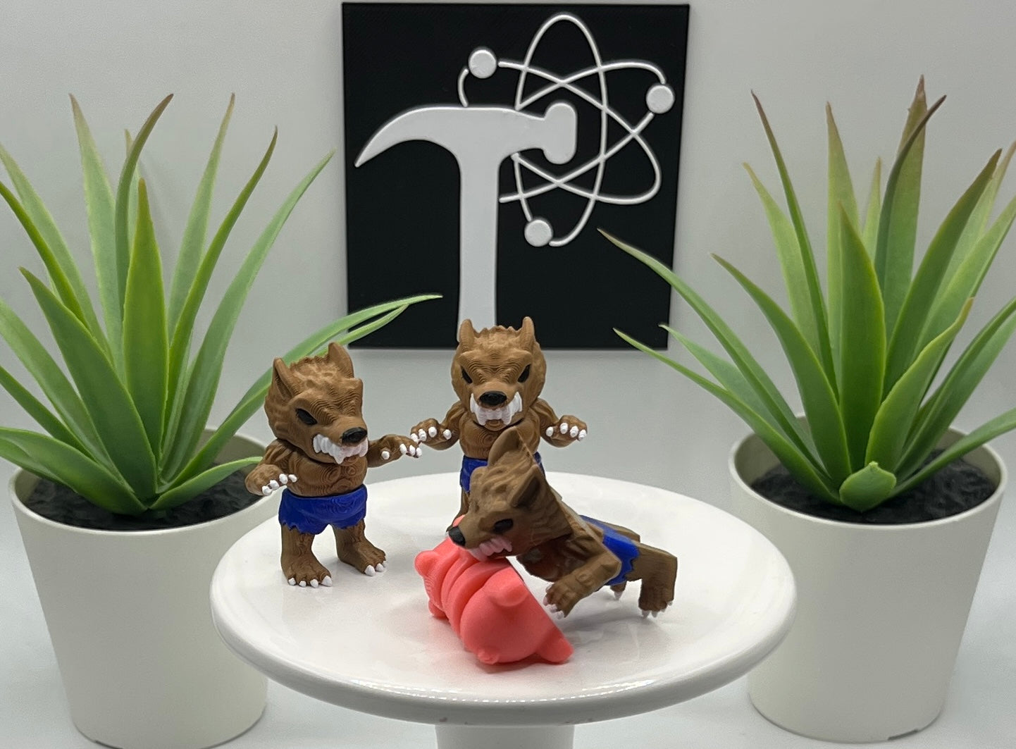 Werewolf Fidget Character