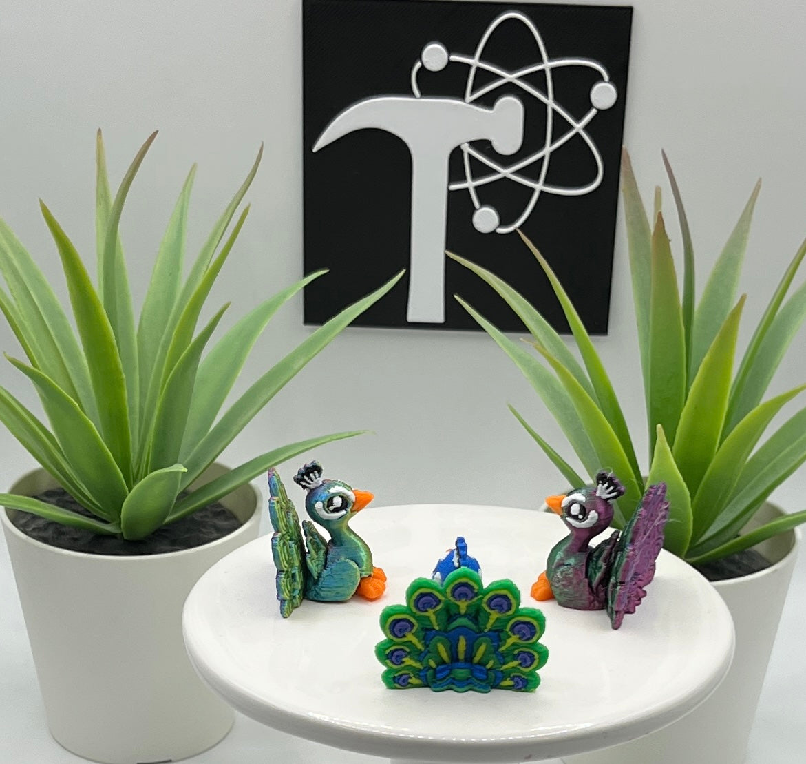 Peacock Fidget Animal