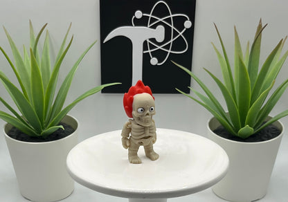 Flame Skeleton Fidget Character