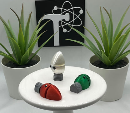 Christmas Light Fidget Character