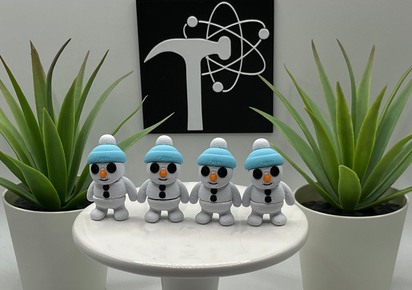 Snowman Fidget Character