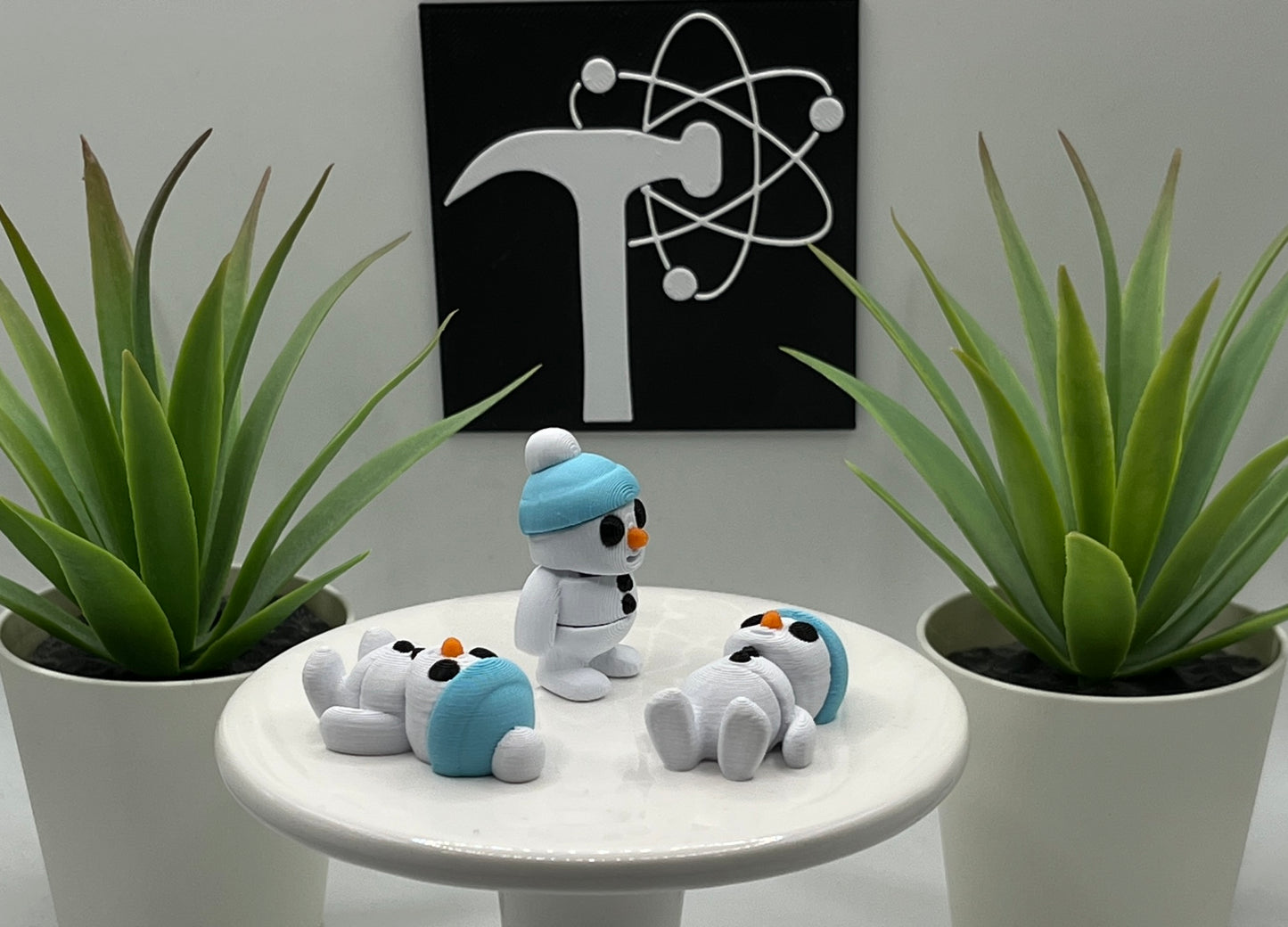 Snowman Fidget Character