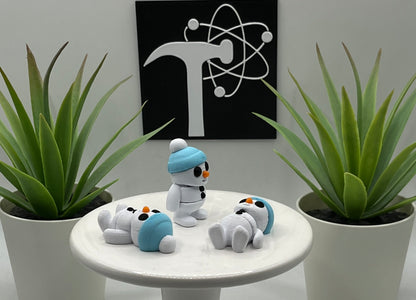 Snowman Fidget Character