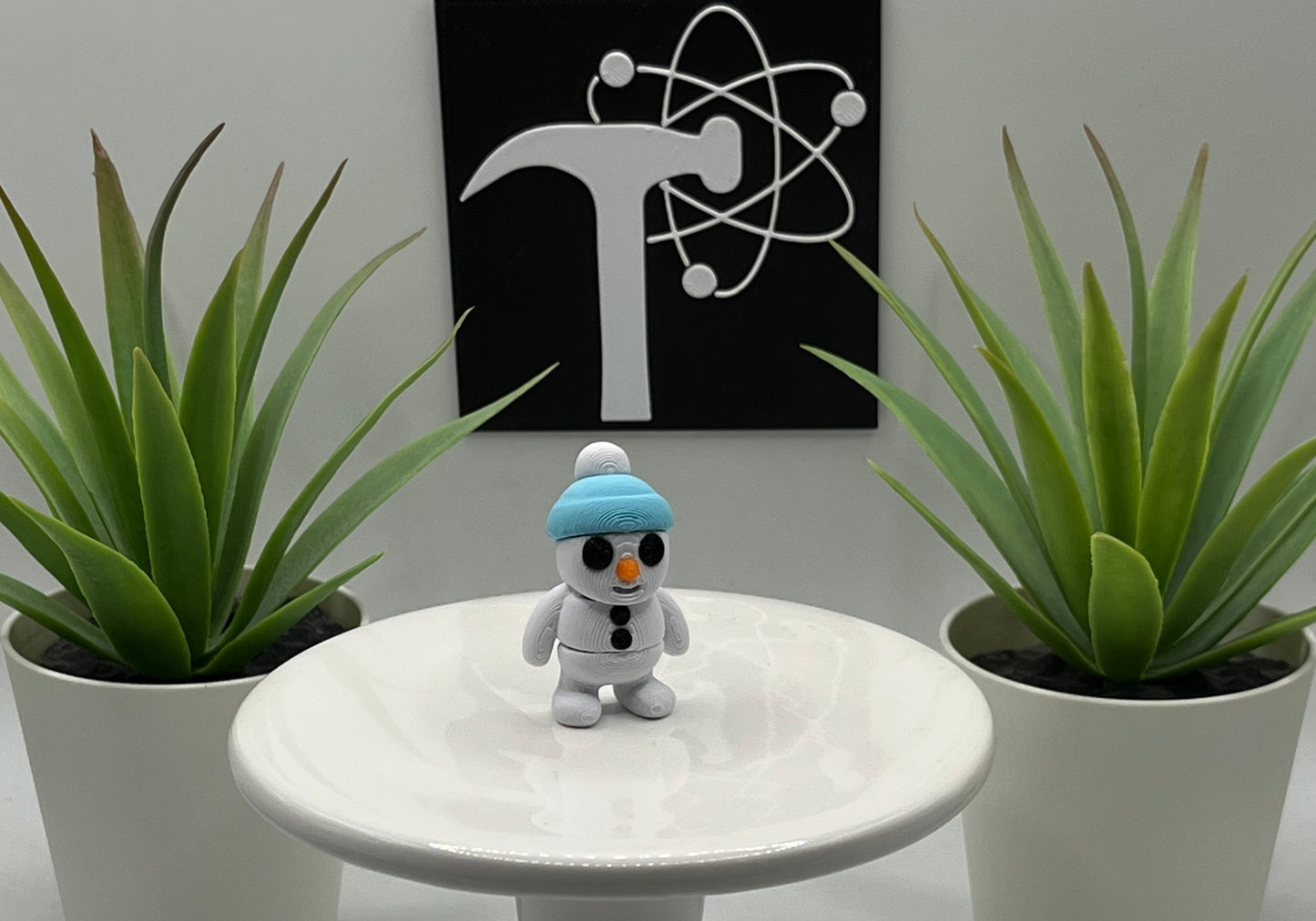 Snowman Fidget Character