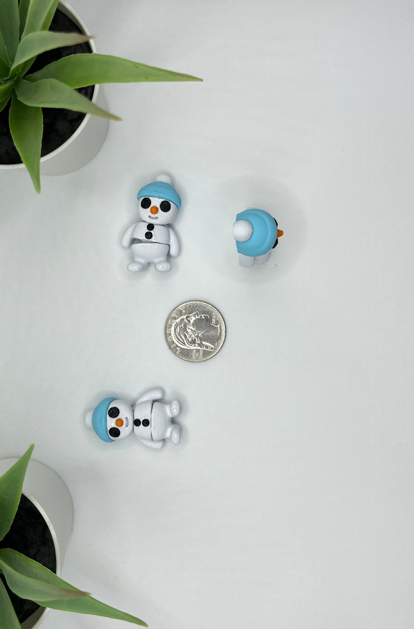 Snowman Fidget Character