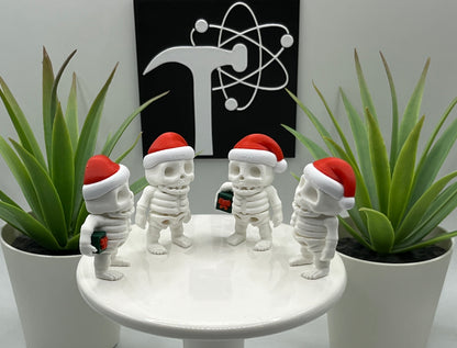 Christmas Skeleton Fidget Character
