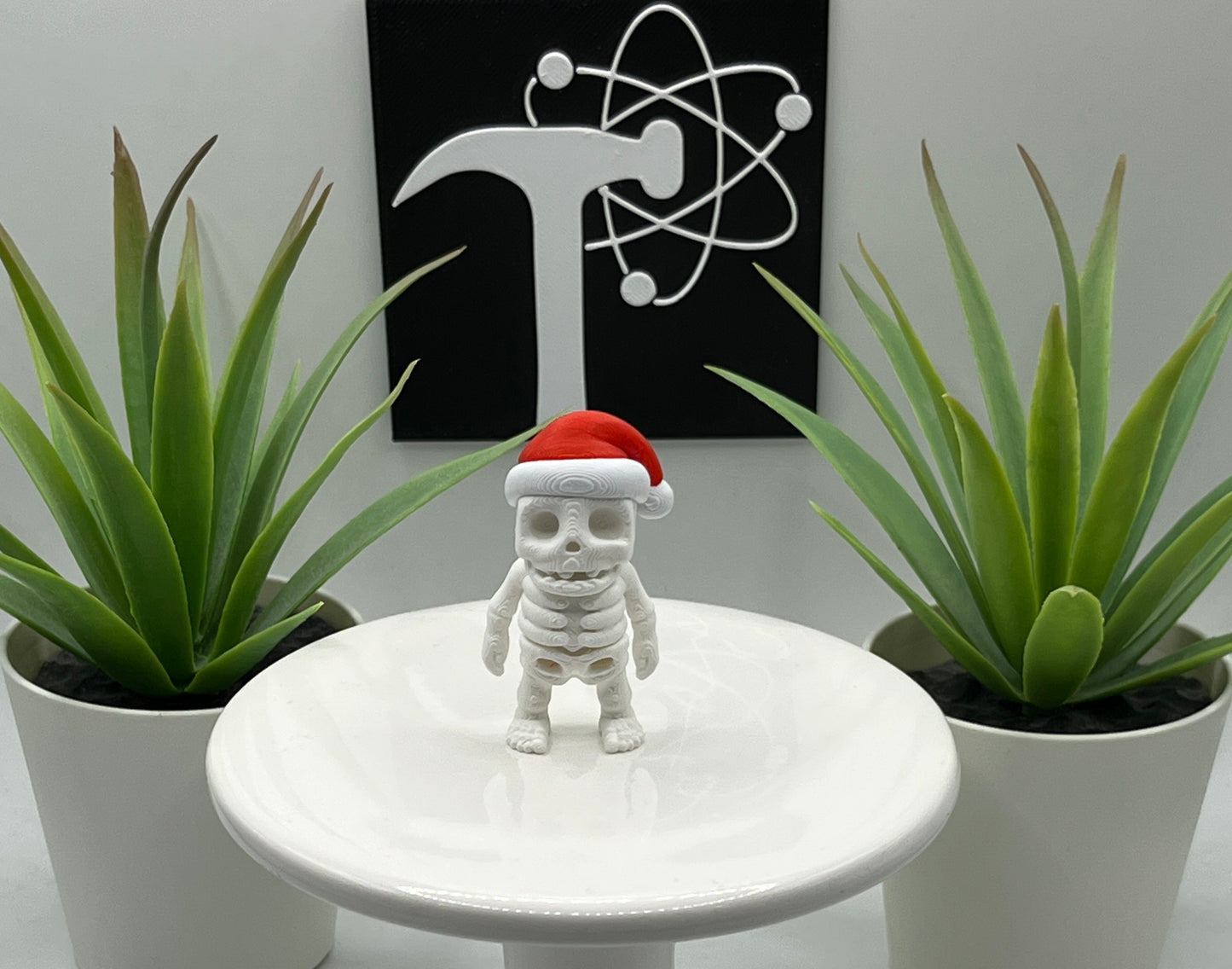 Christmas Skeleton Fidget Character