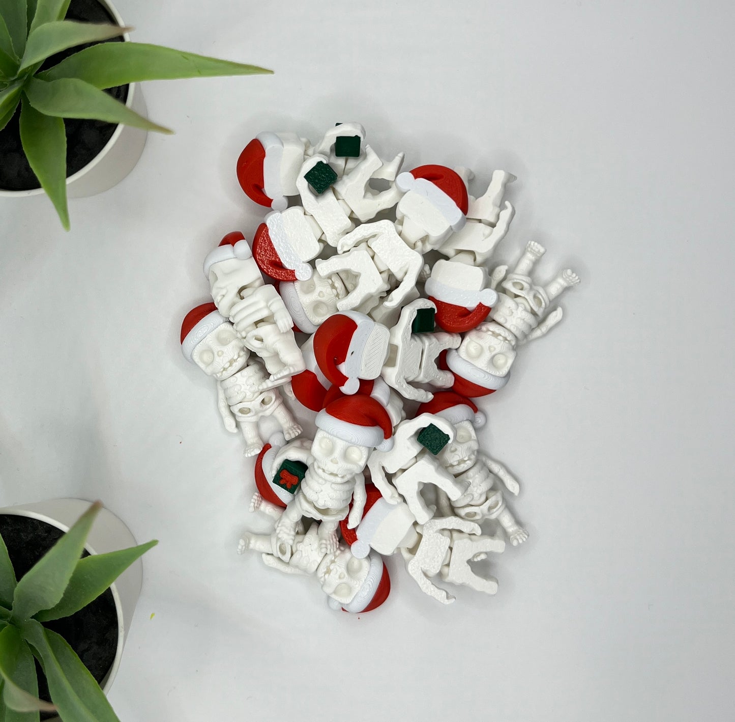 Christmas Skeleton Fidget Character