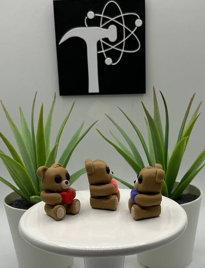 Heart Teddy Bear Fidget Animal
