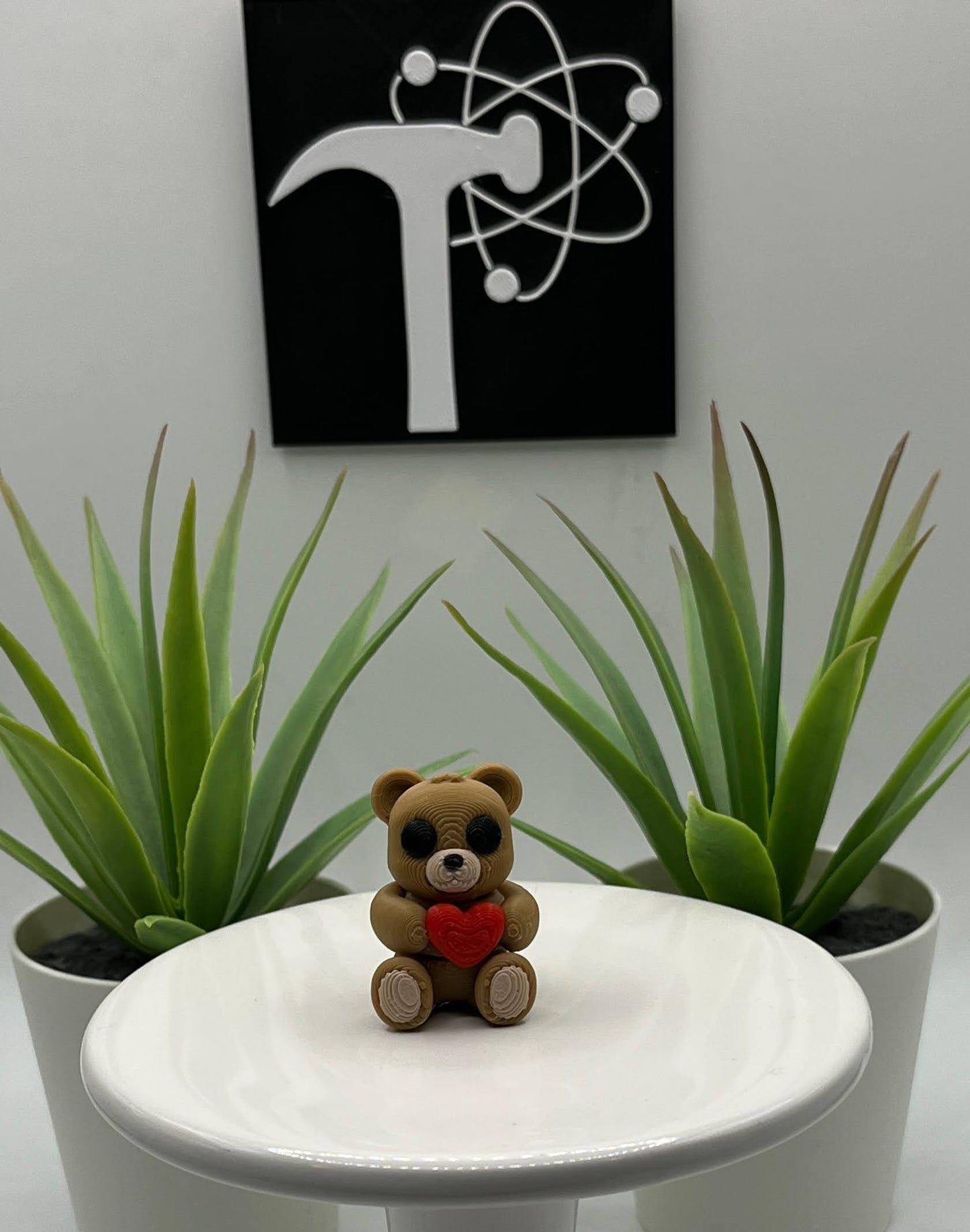 Heart Teddy Bear Fidget Animal