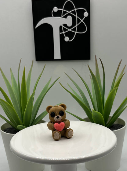 Heart Teddy Bear Fidget Animal