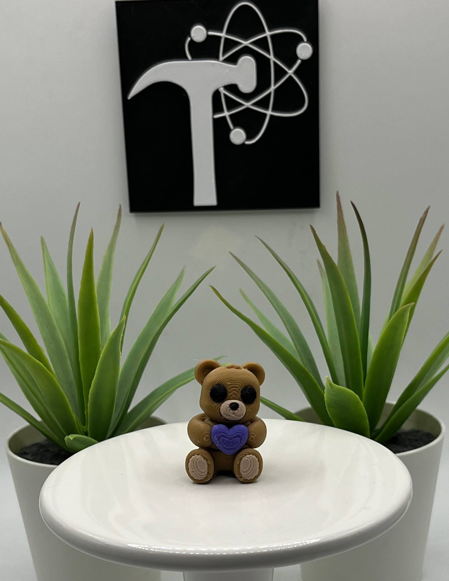 Heart Teddy Bear Fidget Animal