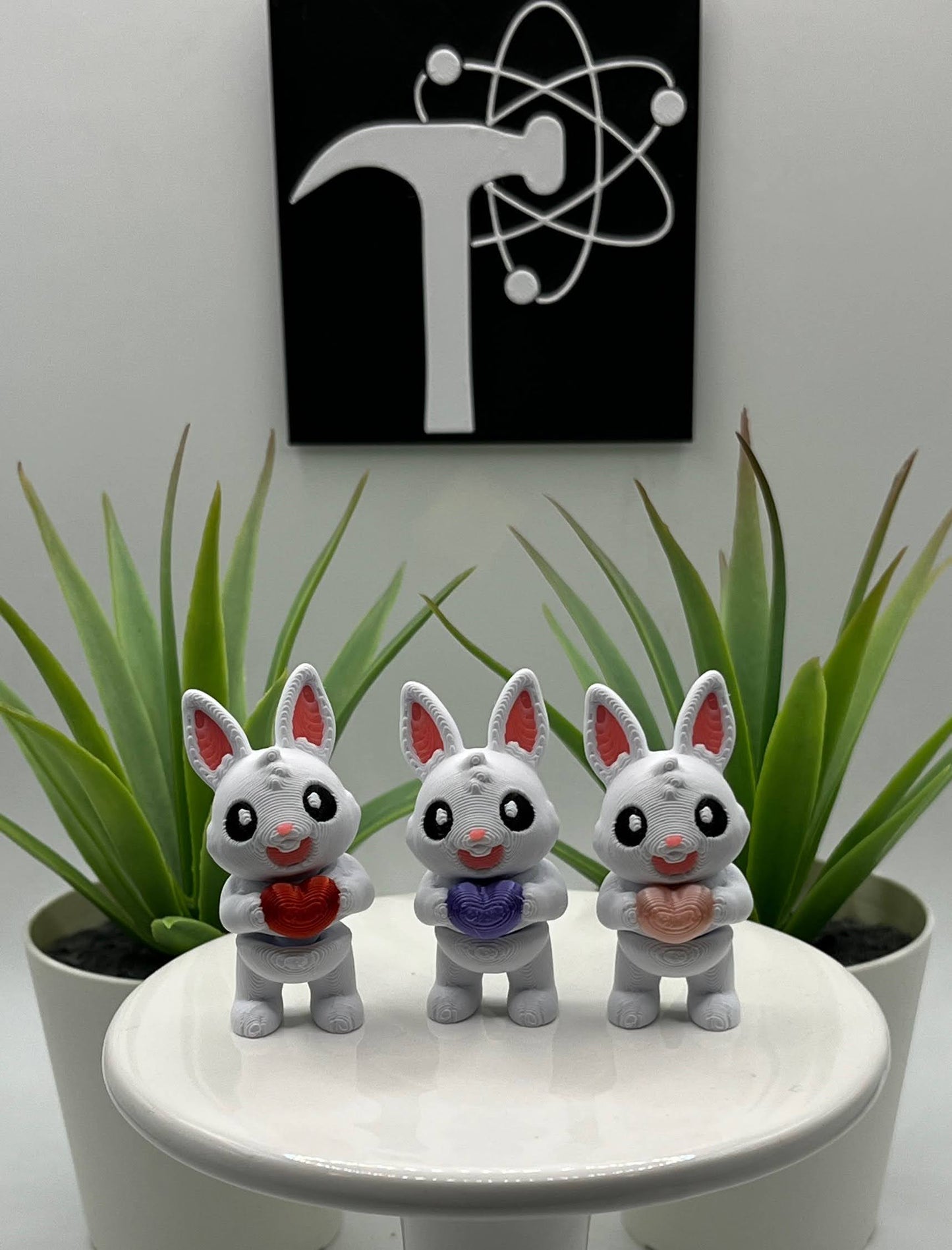 Heart Bunny Fidget Animal