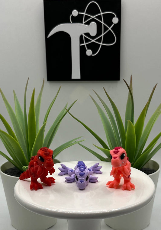 Heart T-Rex Fidget Animal