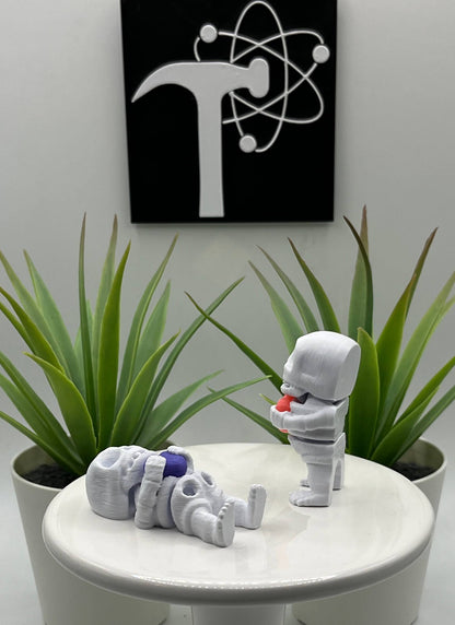 Heart Skeleton Fidget Character