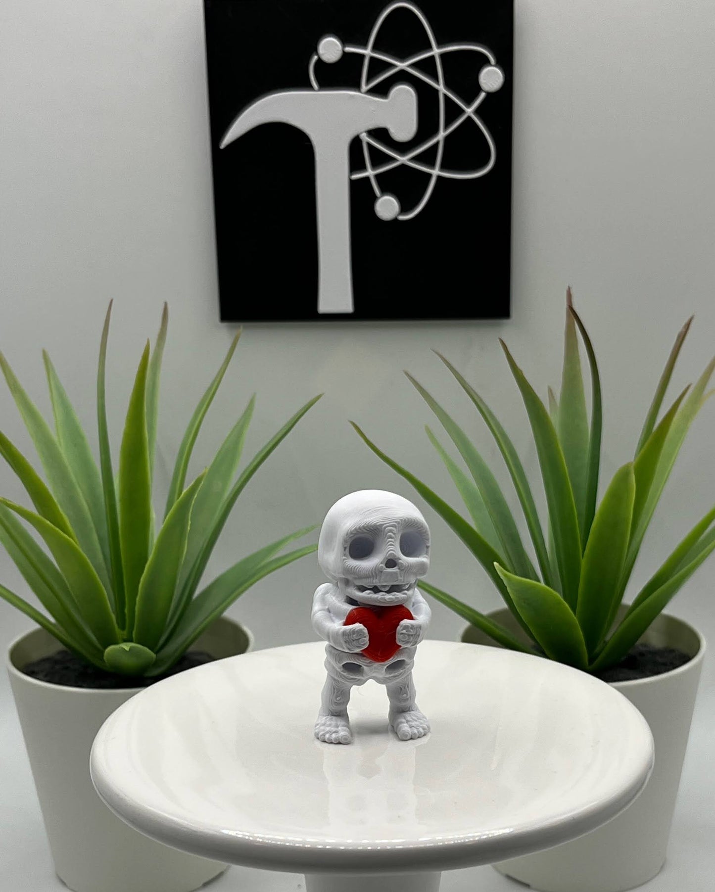 Heart Skeleton Fidget Character