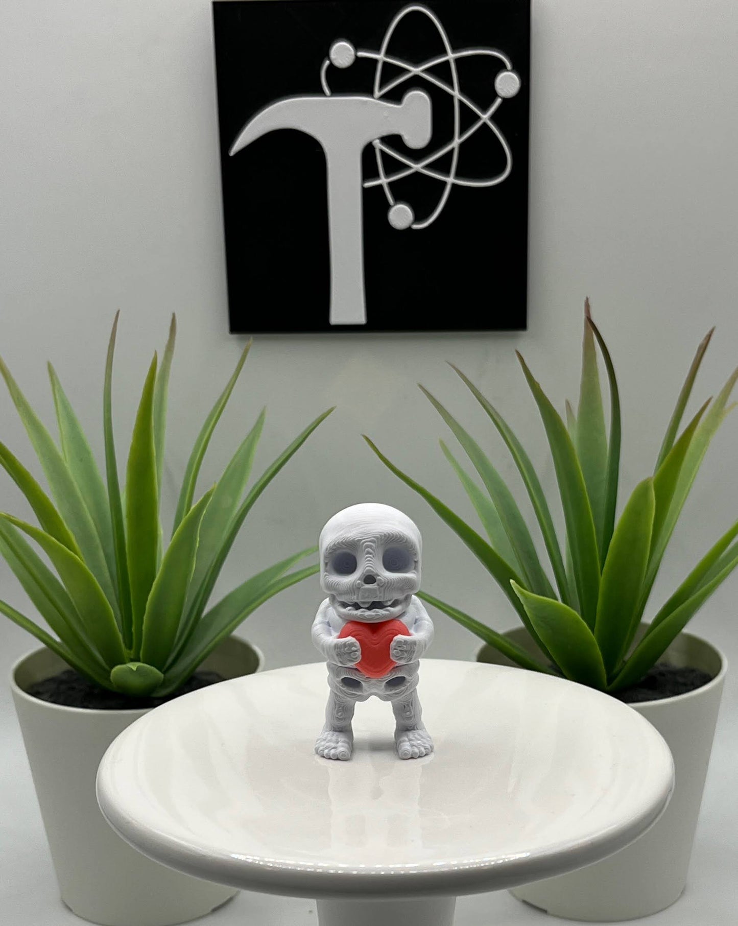 Heart Skeleton Fidget Character