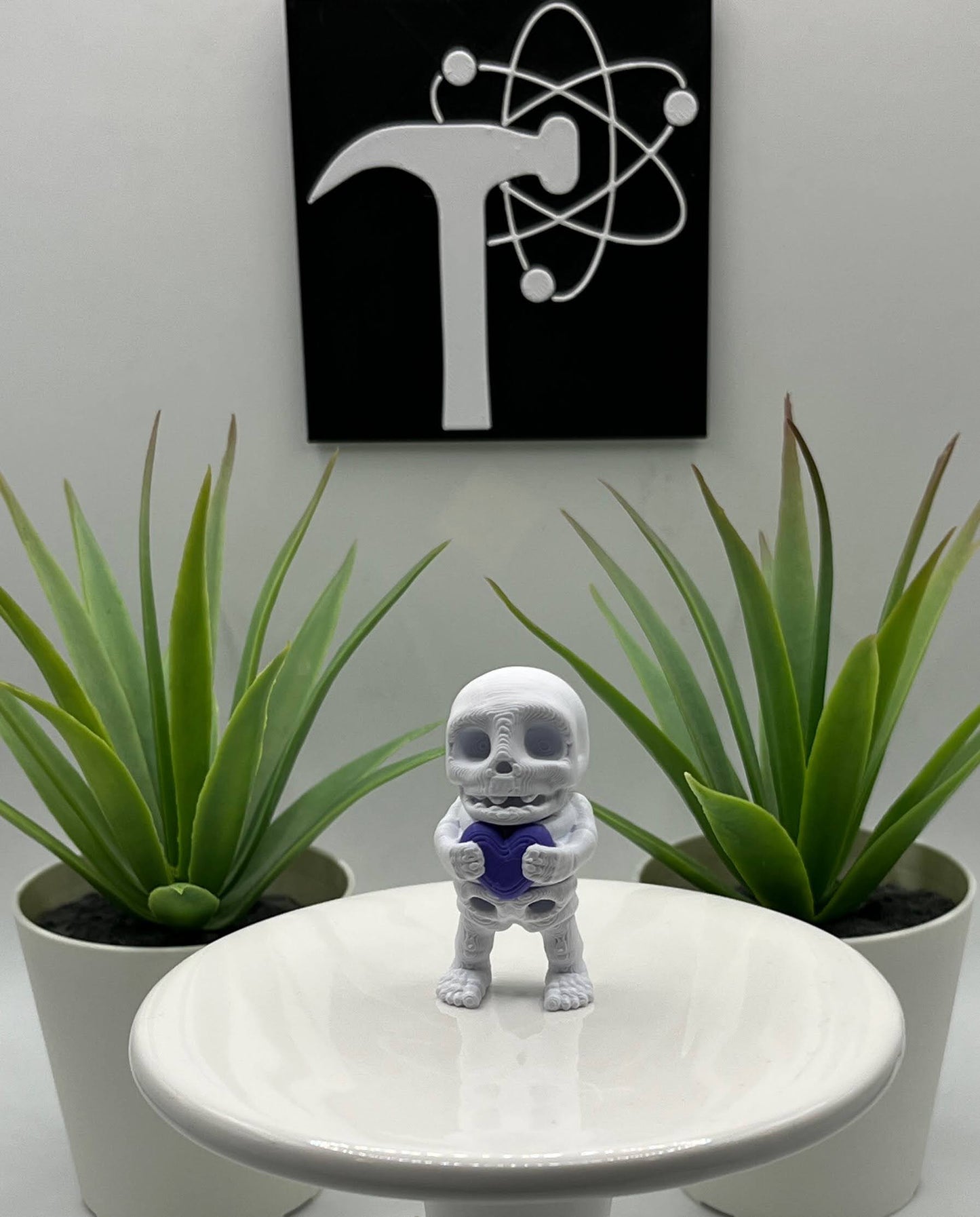 Heart Skeleton Fidget Character