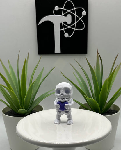 Heart Skeleton Fidget Character
