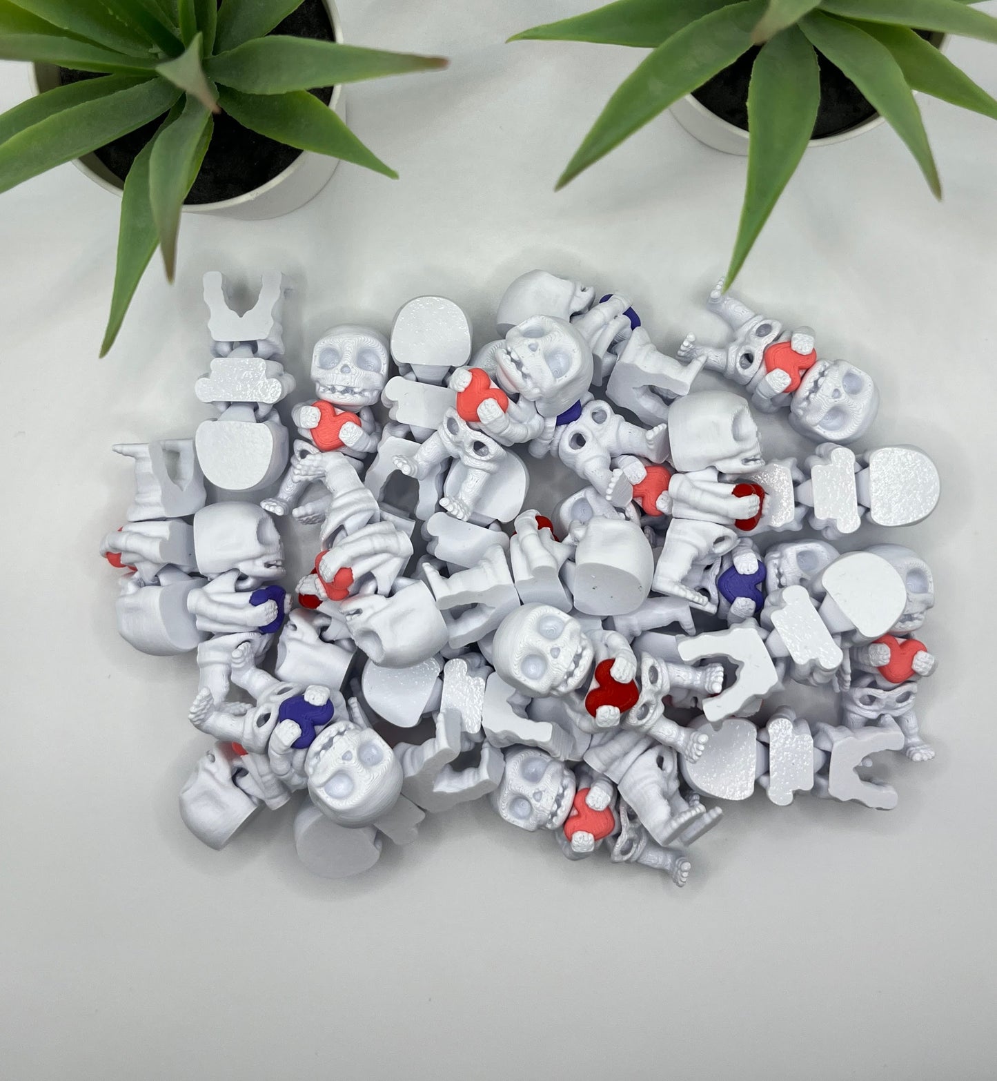 Heart Skeleton Fidget Character