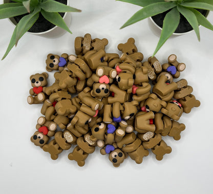 Heart Teddy Bear Fidget Animal