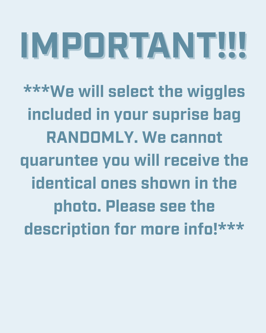 Easter Egg Stuffers - Random Mystery Surprise Fidget Animals