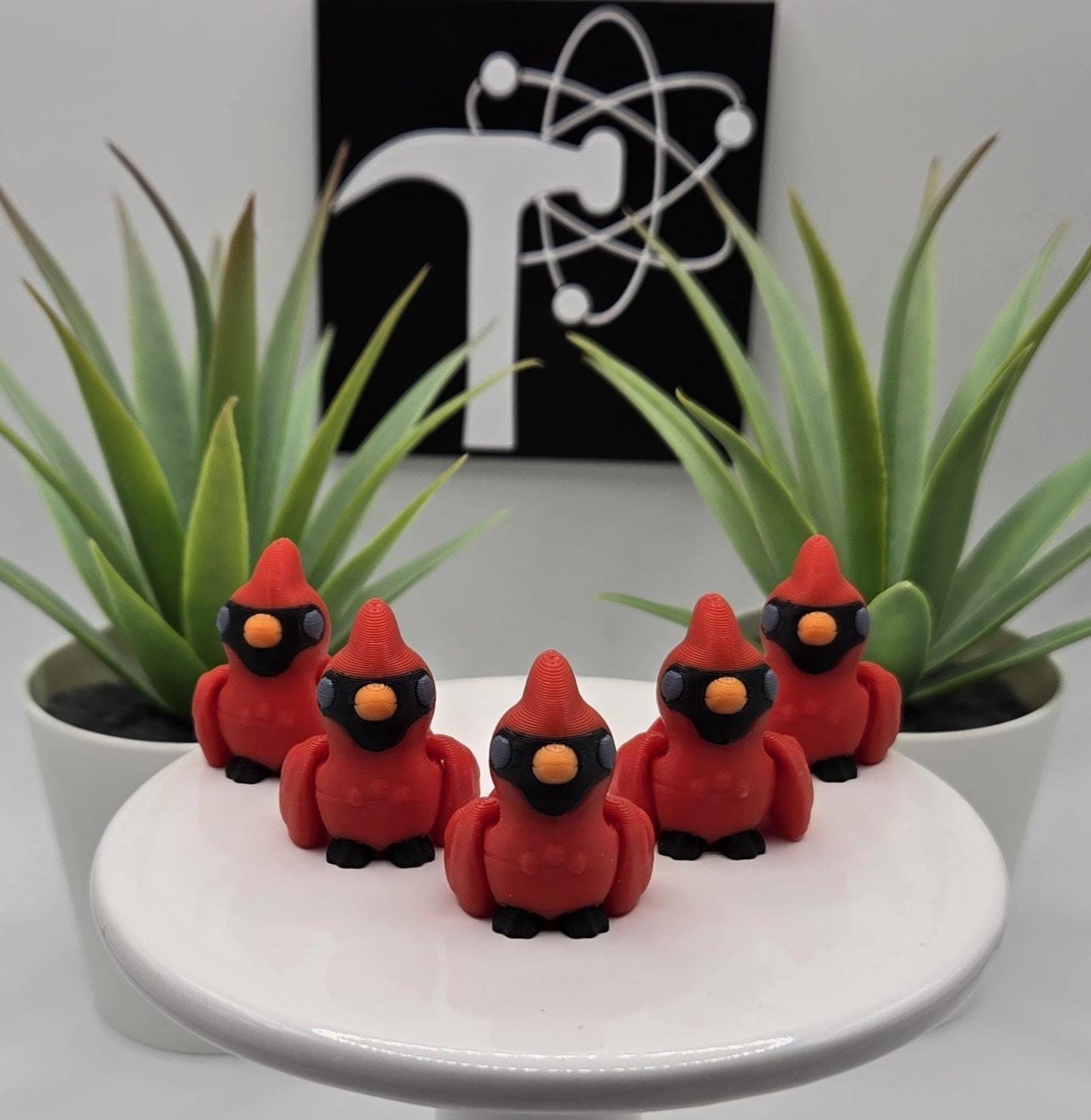 Cardinal Fidget Animal