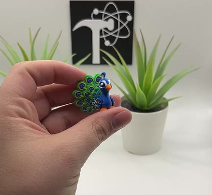 Peacock Fidget Animal