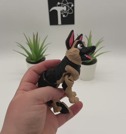 German Shepherd Dog Fidget Animal