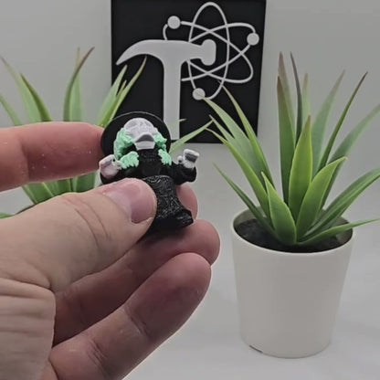 Skeleton Witch Fidget Character